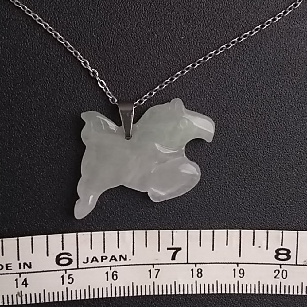 GENUINE JADE HORSE PENDANT